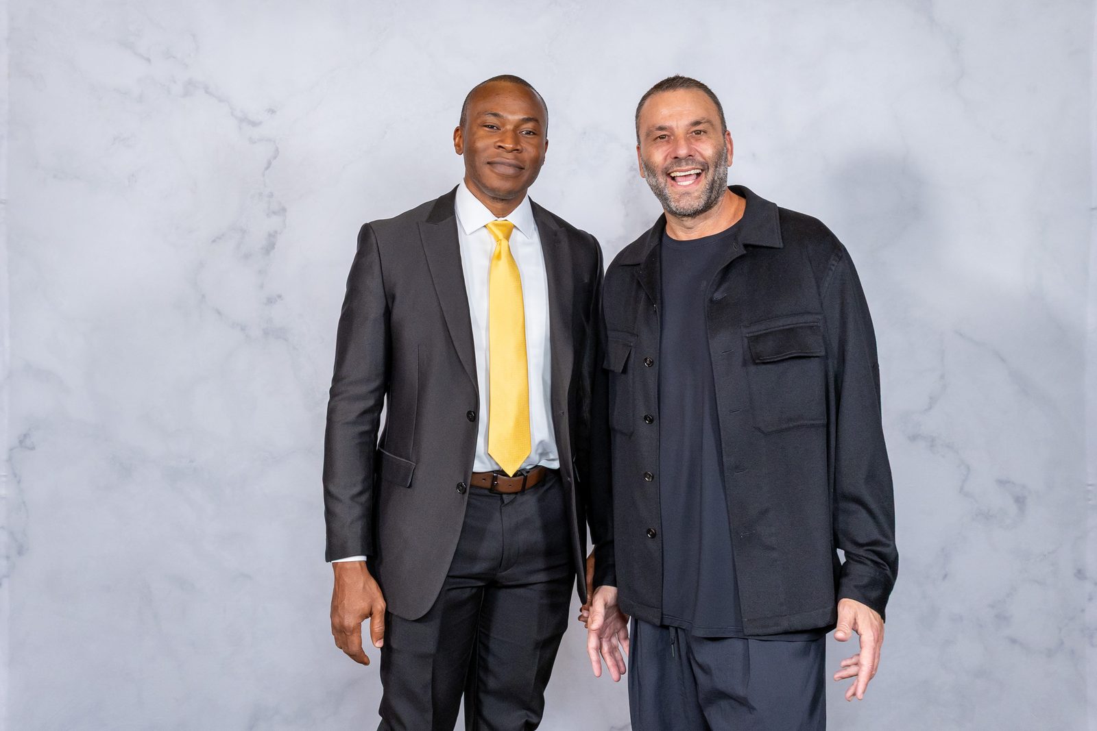 David Grutman with Aniemi Umana