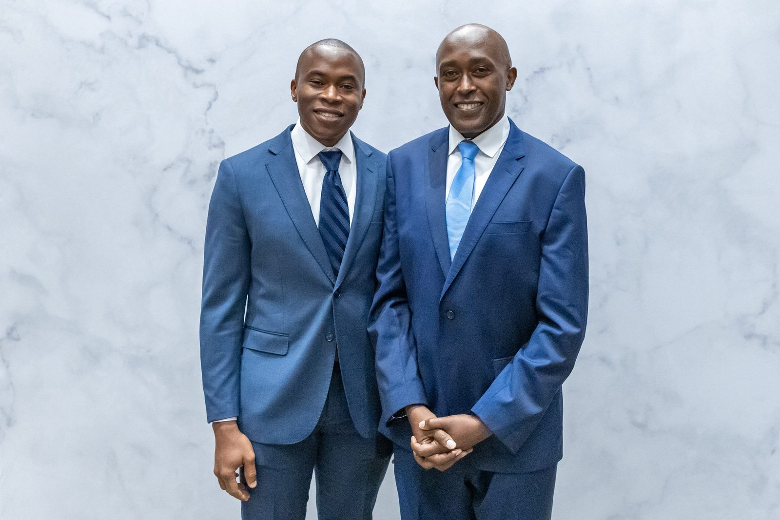 Gerald Mwangi with Aniemi Umana
