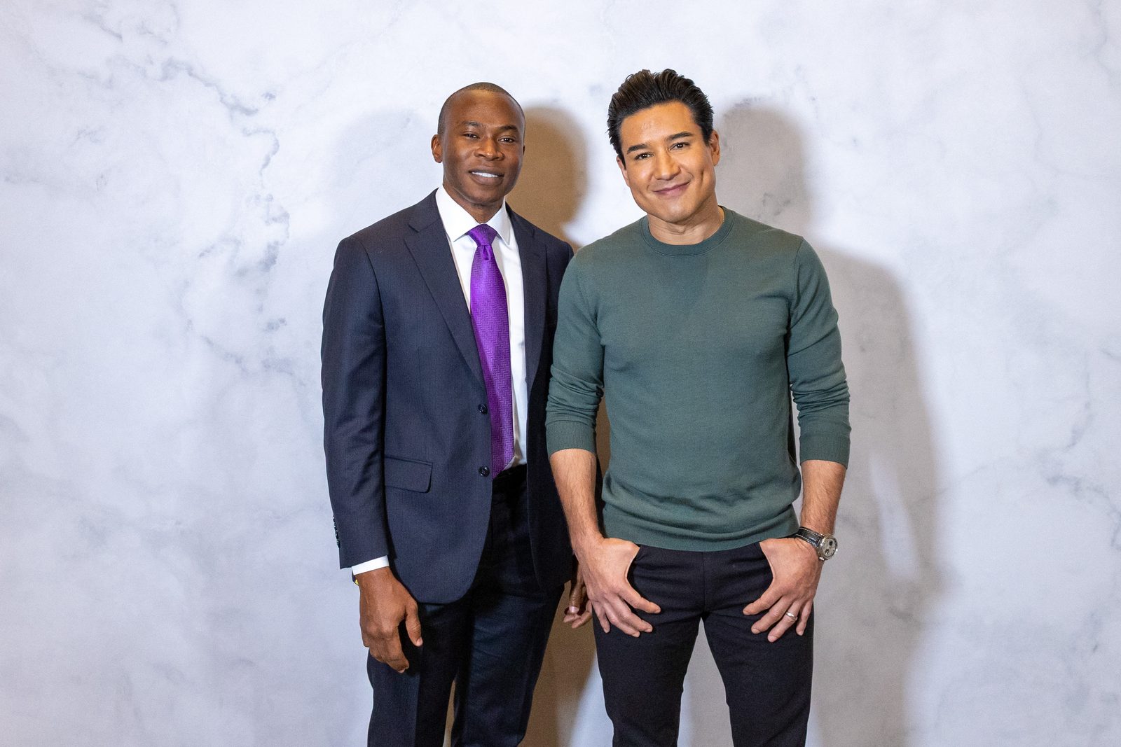 Mario Lopez with Aniemi Umana