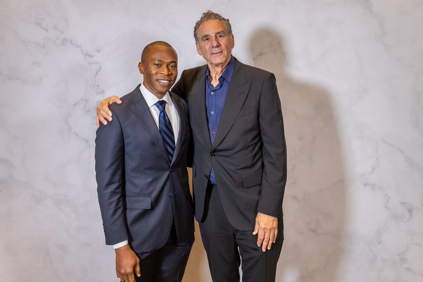 Michael Richards with Aniemi Umana